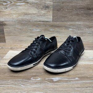 Kenneth Cole Unlisted Shiny Crown Black Sneakers Men's Size 11.5